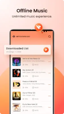 MP3 Downloader android App screenshot 1